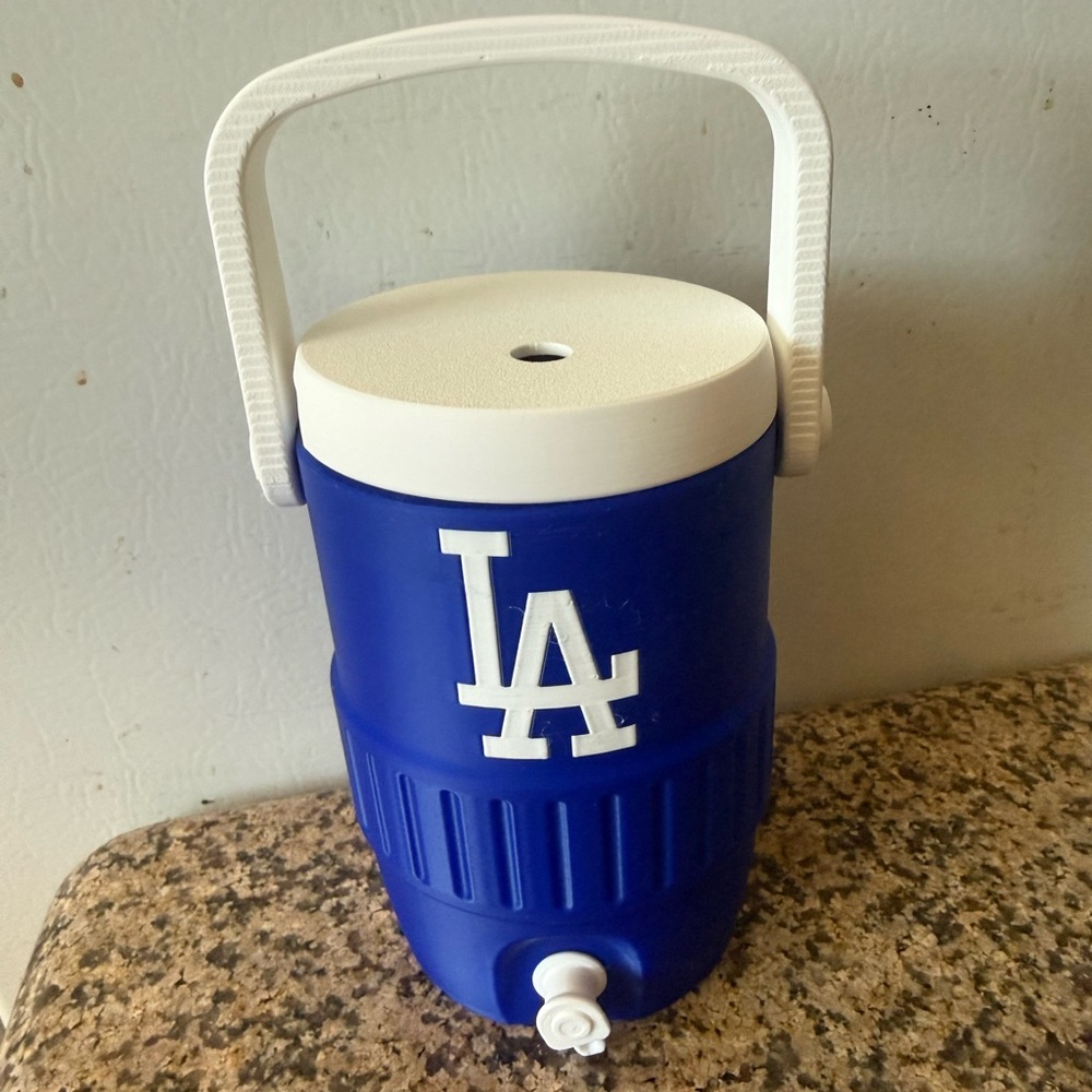 MLB Los Angeles Dodgers Blue and White Water Cooler Jug